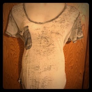 White Crow Plus Size Heathered Threadbare Tee